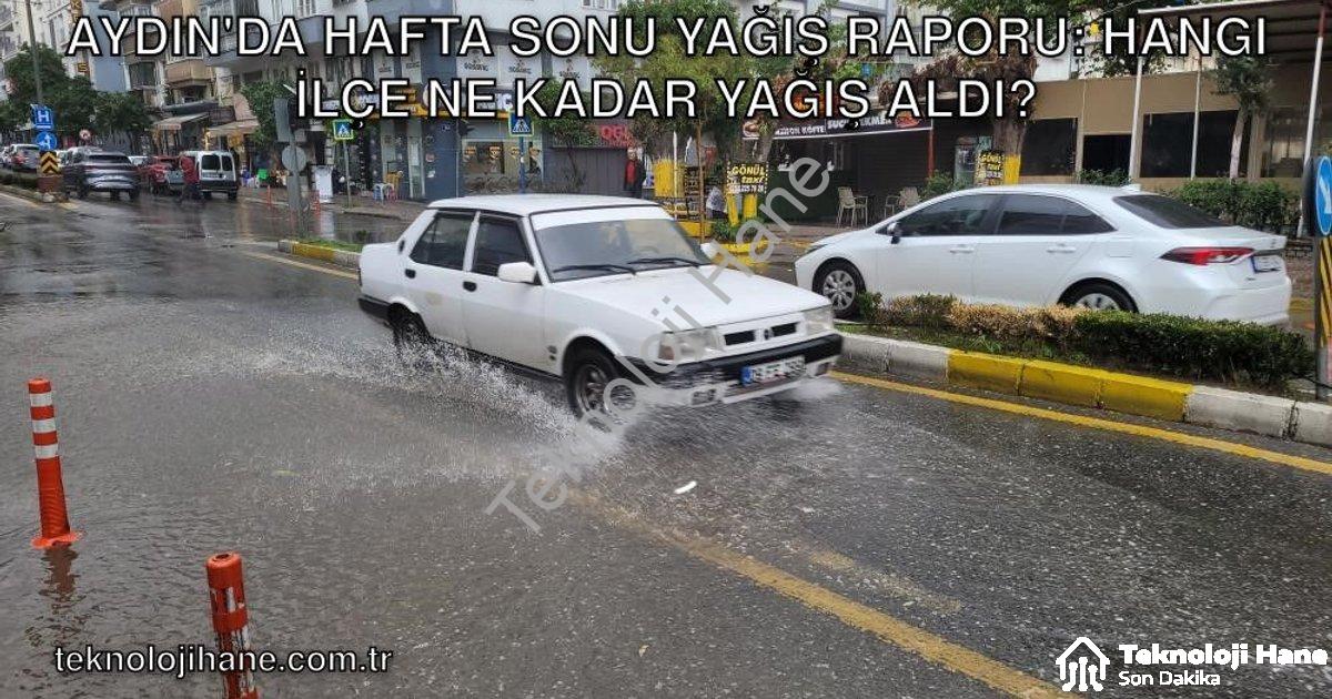 "Aydın'da Hafta Sonu Yağış Raporu: Hangi İlçe Ne Kadar Yağış Aldı?" başlıklı haber için fotorealisti