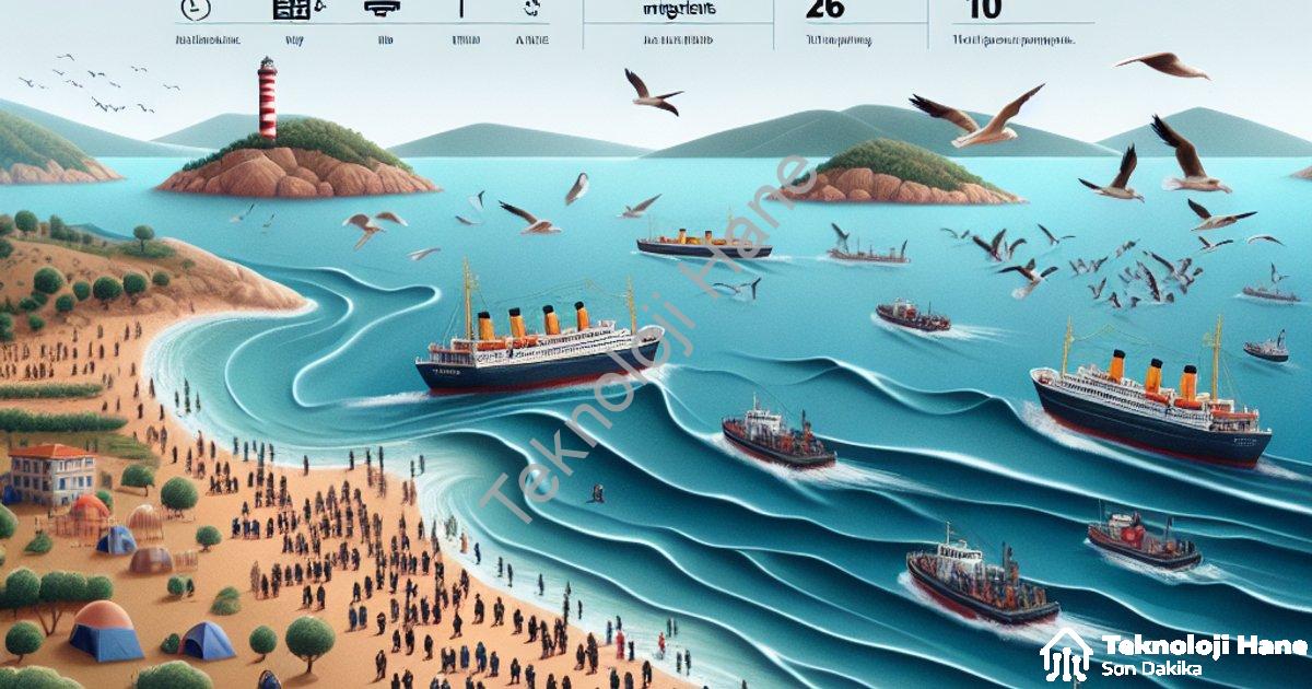 "İzmir Açıklarında ve Karada Hareketli Gün: 120 Düzensiz Göçmen İçin İşlem Yapıldı" başlıklı haber i