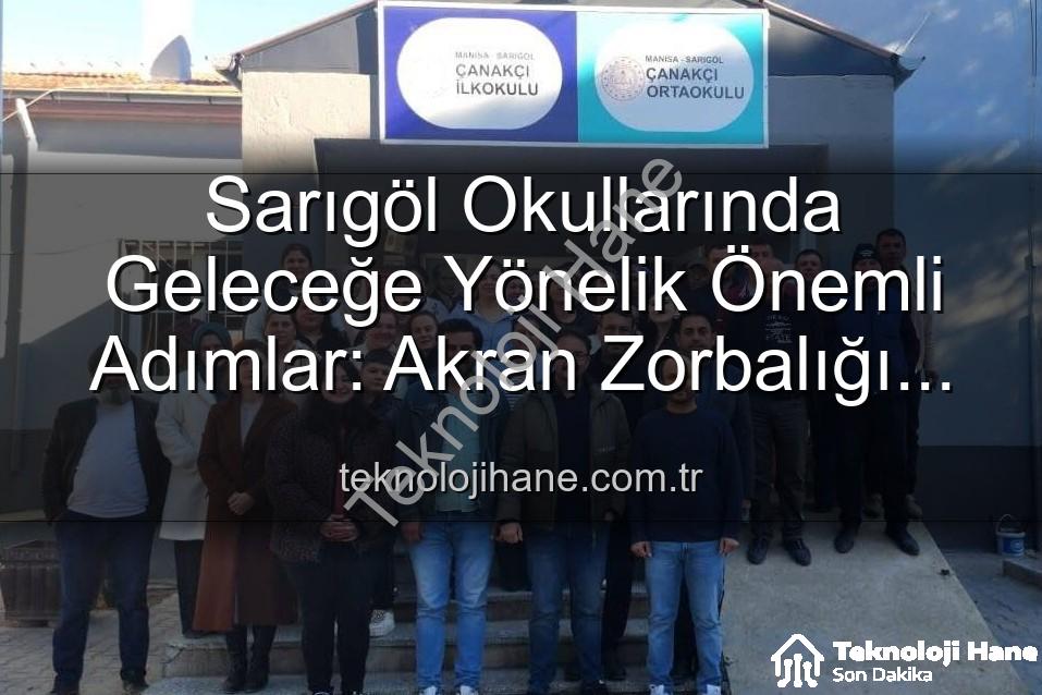 Sarıgöl Okullarında Geleceğe Yönelik Önemli Adımlar: Akran Zorbalığı ve Verimli Ders Çalışma Odaklı Eğitimler