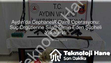 Aydın’da Cephanelik Daire Operasyonu: Suç Örgütlerine Silah Temin Eden Şüpheli Yakalandı
