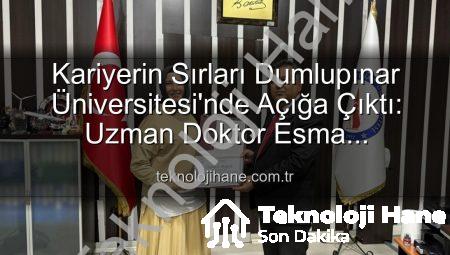 Kariyerin Sırları Dumlupınar Üniversitesi’nde Açığa Çıktı: Uzman Doktor Esma Bilgili’den Öğrencilere İlham Veren Söyleşi
