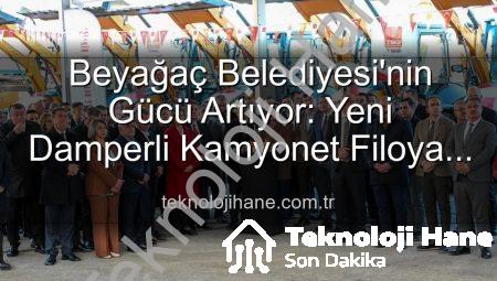 Beyağaç Belediyesi’nin Gücü Artıyor: Yeni Damperli Kamyonet Filoya Katıldı!